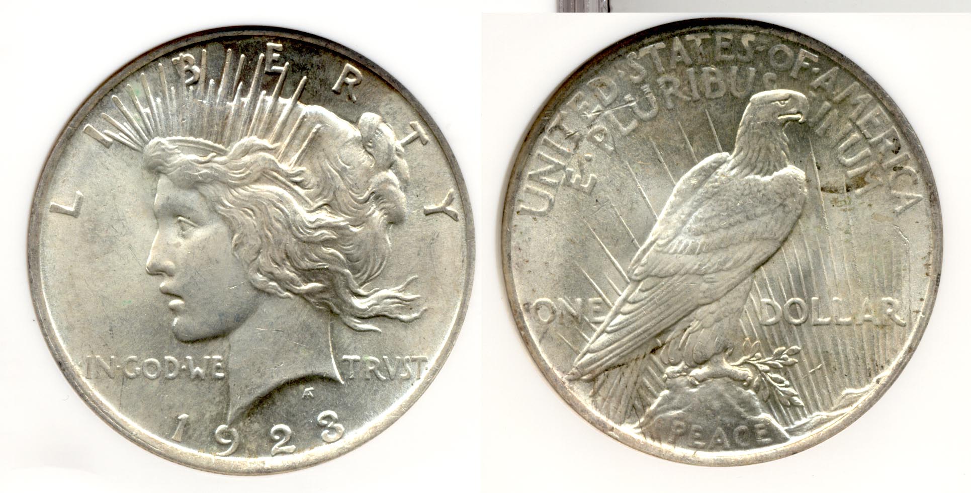 1923 Peace Silver Dollar NGC MS-63 a