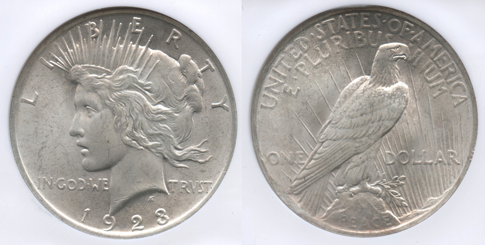 1923 Peace Silver Dollar NGC MS-64