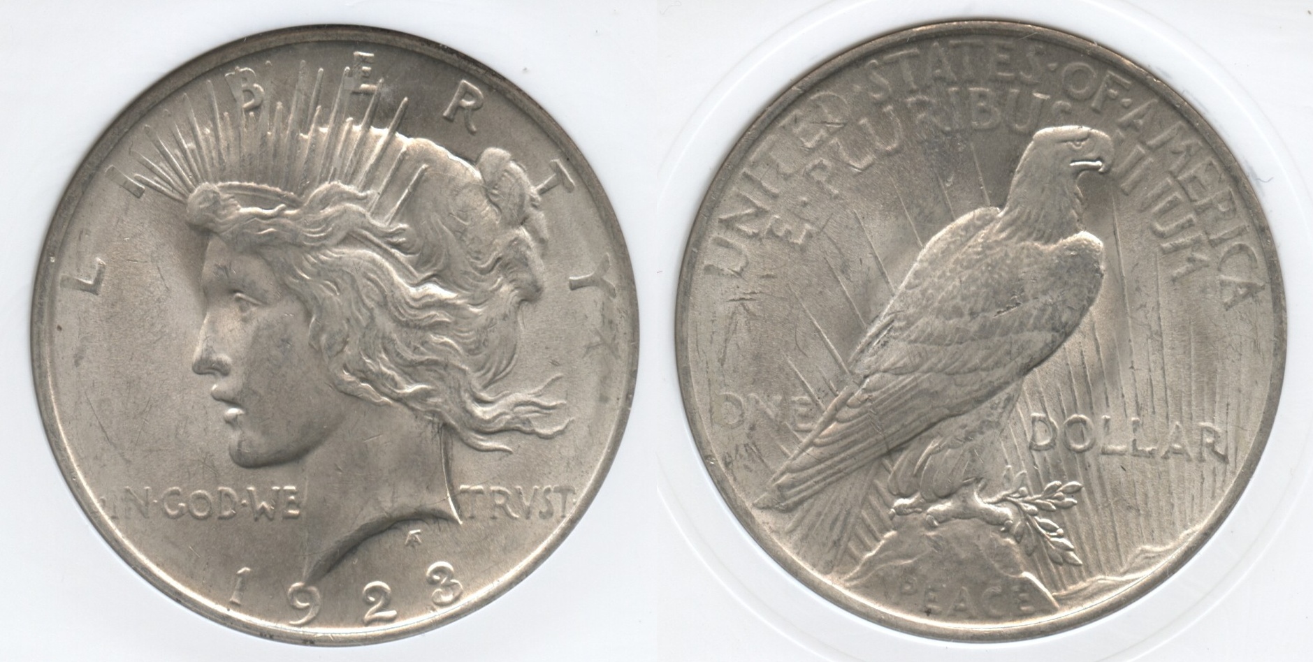 1923 Peace Silver Dollar PCI MS-64 #d