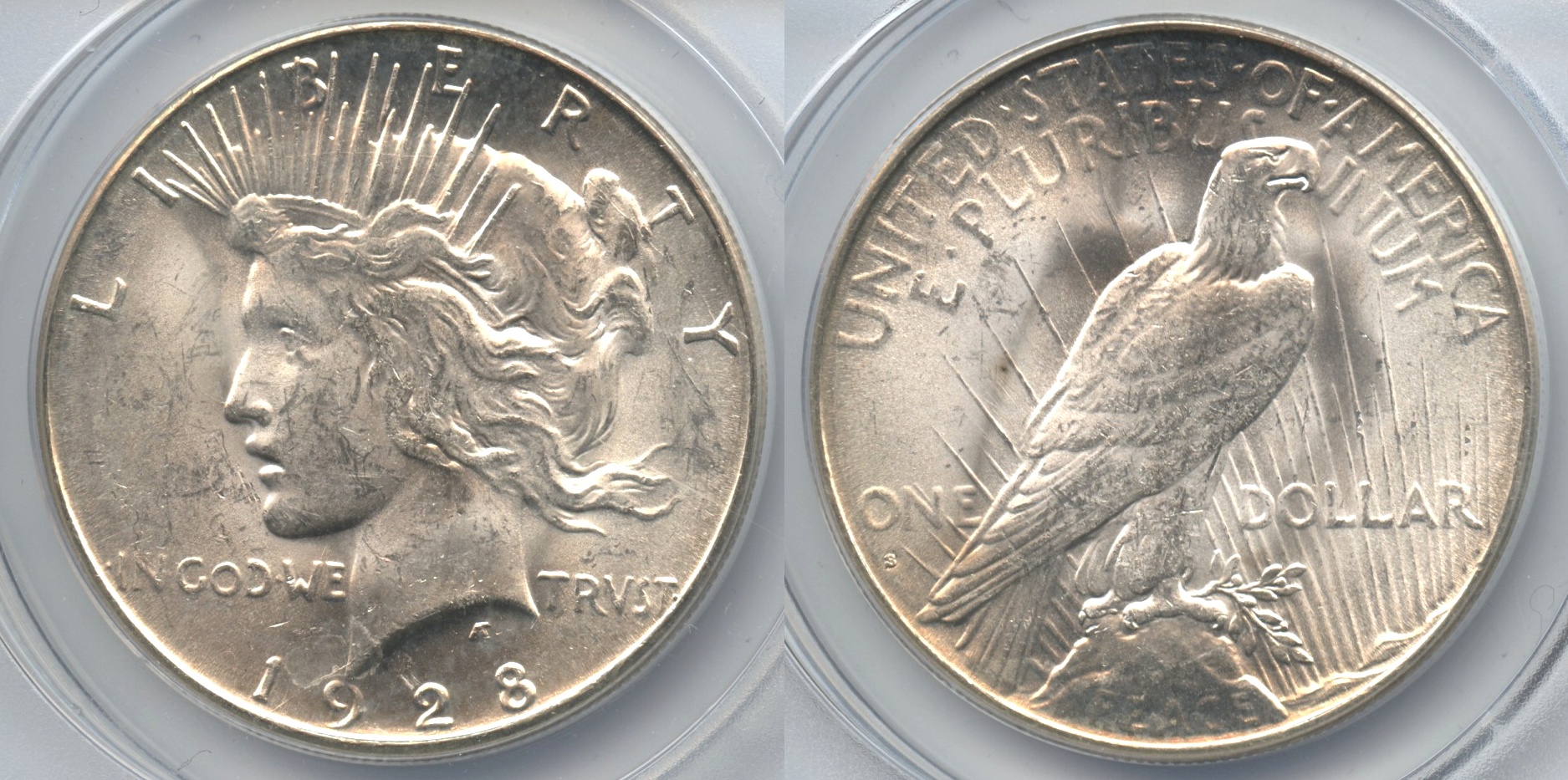 1928-S Peace Silver Dollar ANACS MS-63