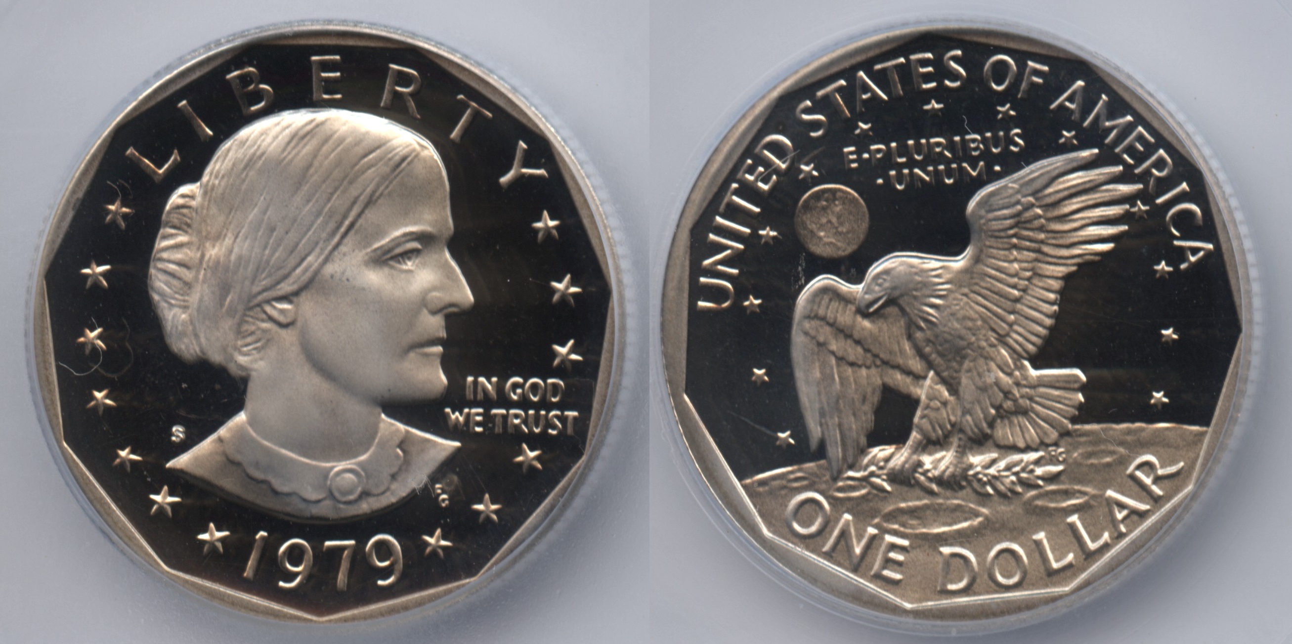 1979-S Type 2 Susan Anthony Silver Dollar ICG Proof-69 Deep Cameo
