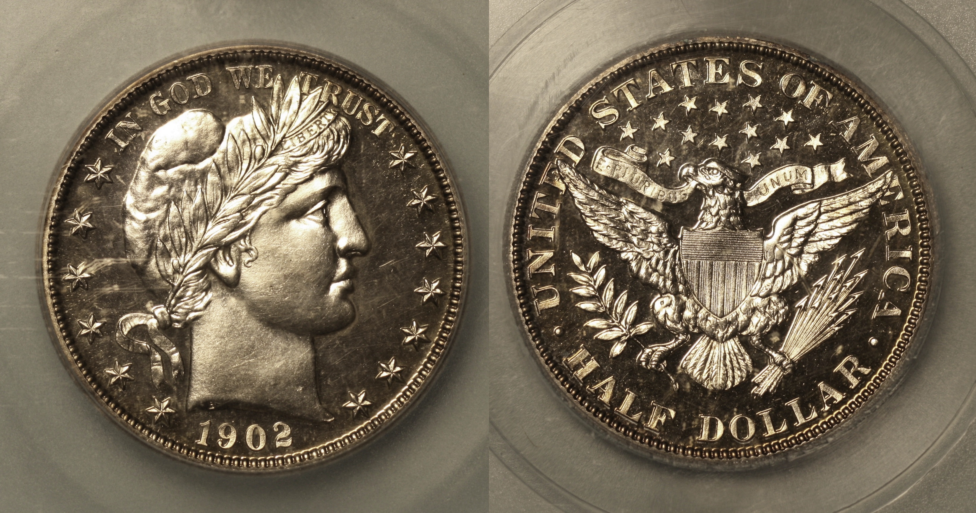 1902 Barber Half Dollar ICG Proof-66 camera