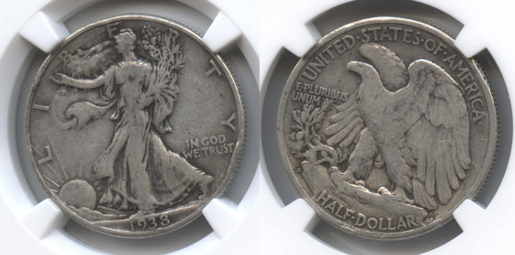 1938-D Walking Liberty Half Dollar NGC VF-25 small