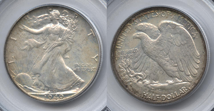 1940 Walking Liberty Half Dollar PCGS Proof-66 small