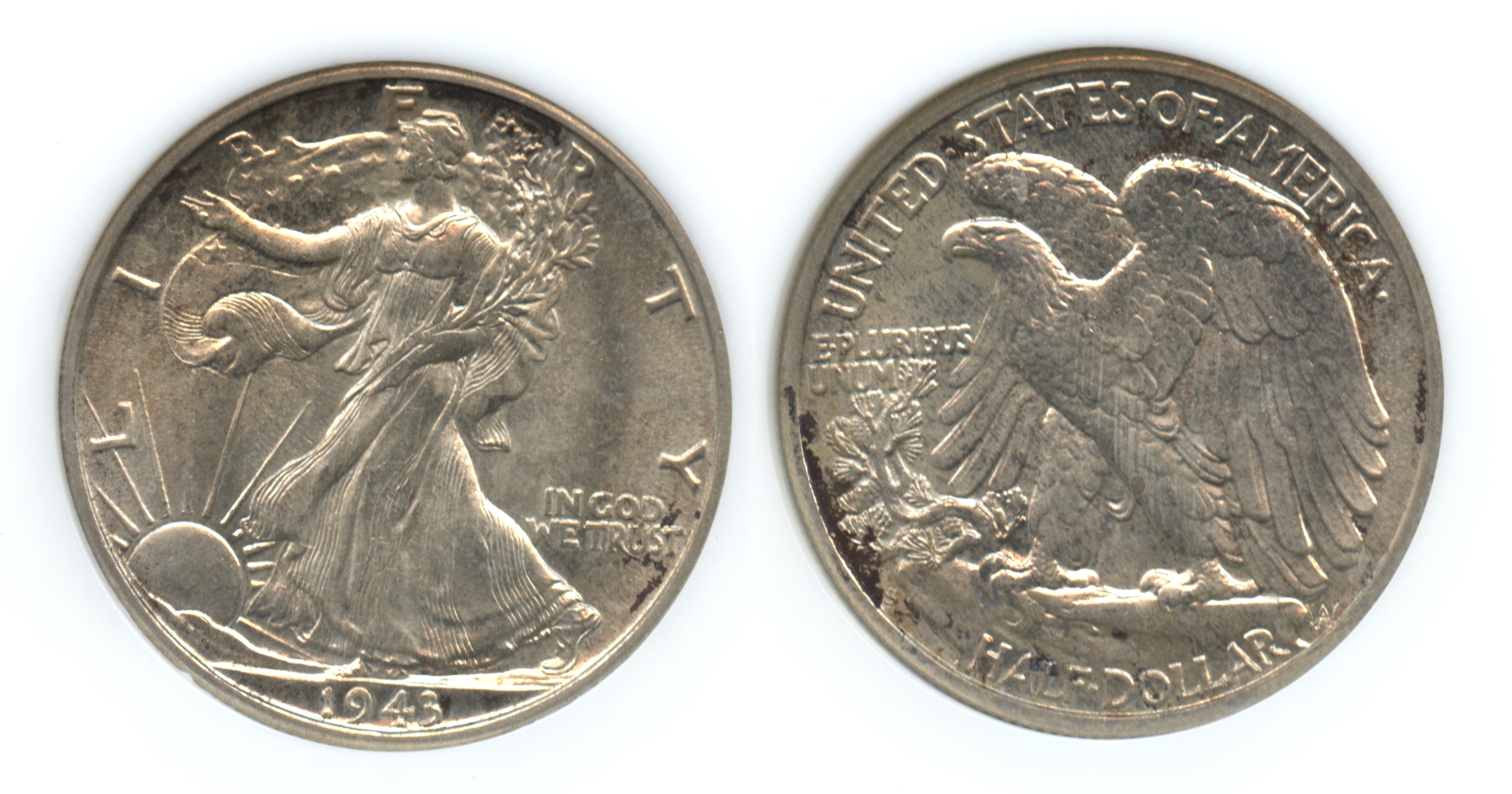 1943-S Walking Liberty Half Dollar NGC MS-65