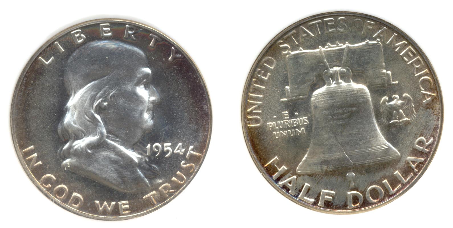 1954 Franklin Half Dollar NGC Proof-67 a