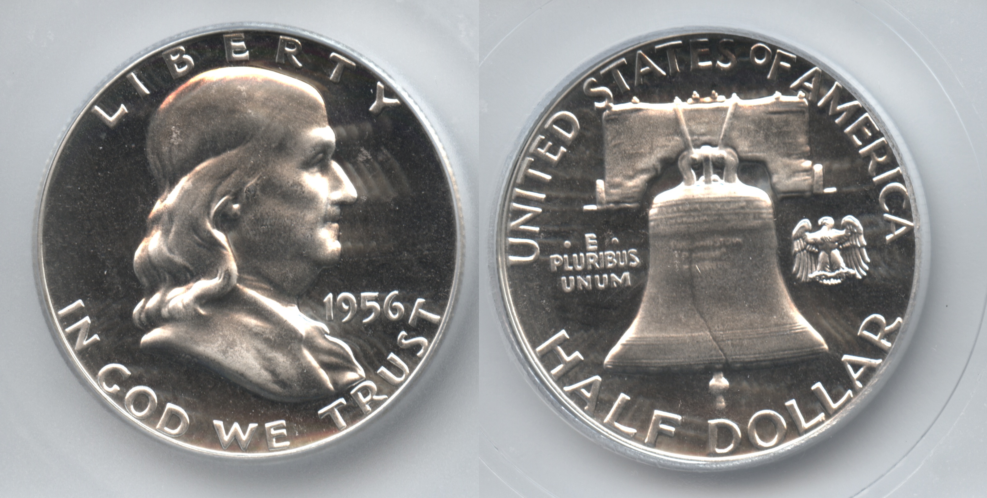 1956 Franklin Half Dollar ICG Proof-67 Cameo