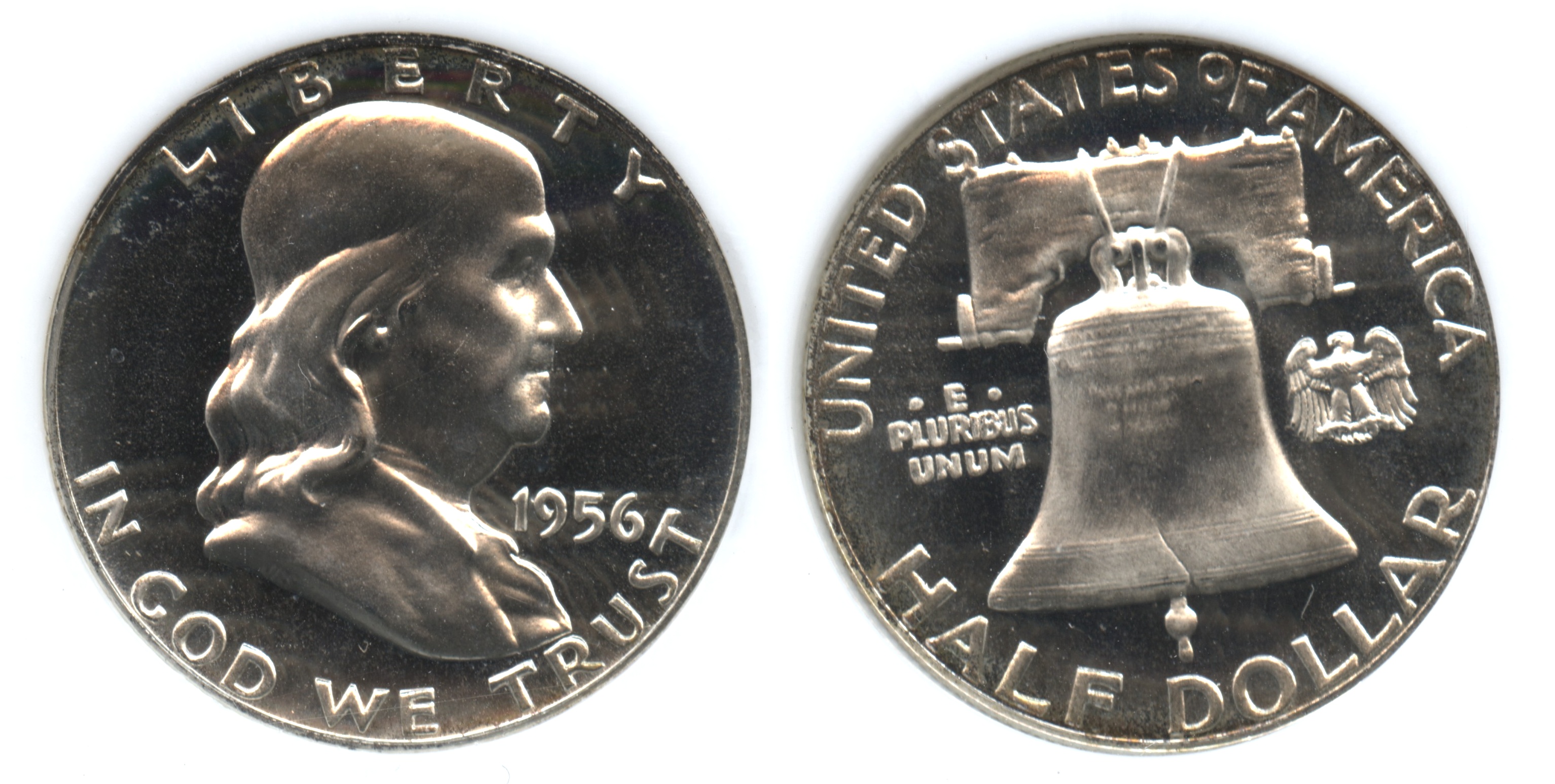 1956 Franklin Half Dollar NGC Cameo Proof-66