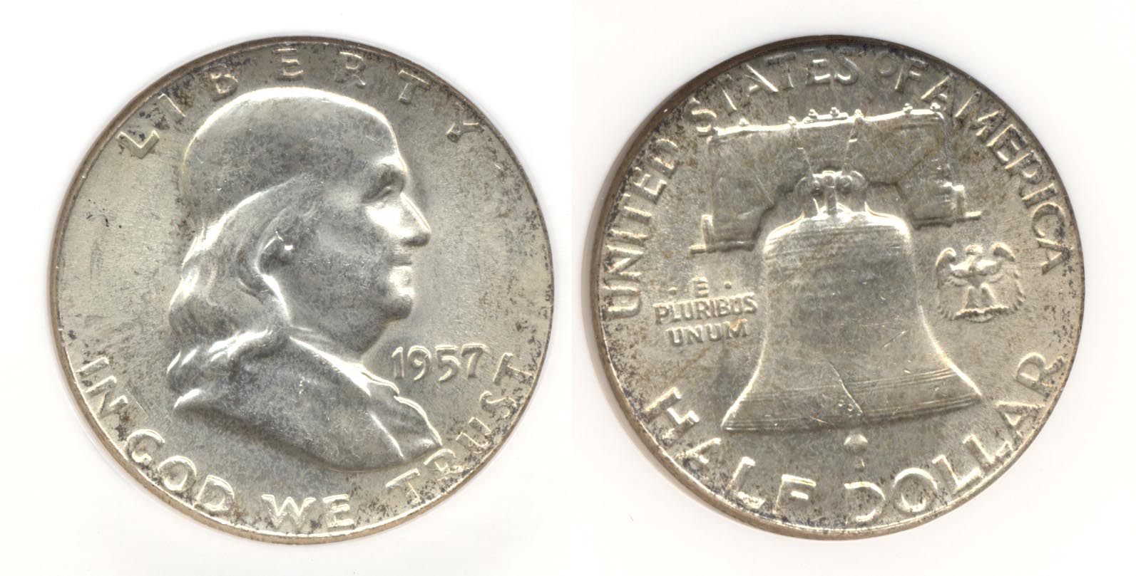 1957 Franklin Half Dollar NGC MS-65