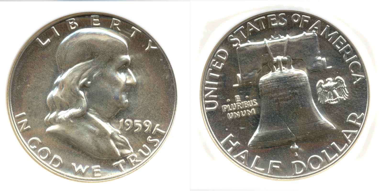 1959 Franklin Half Dollar NGC Proof-67 b
