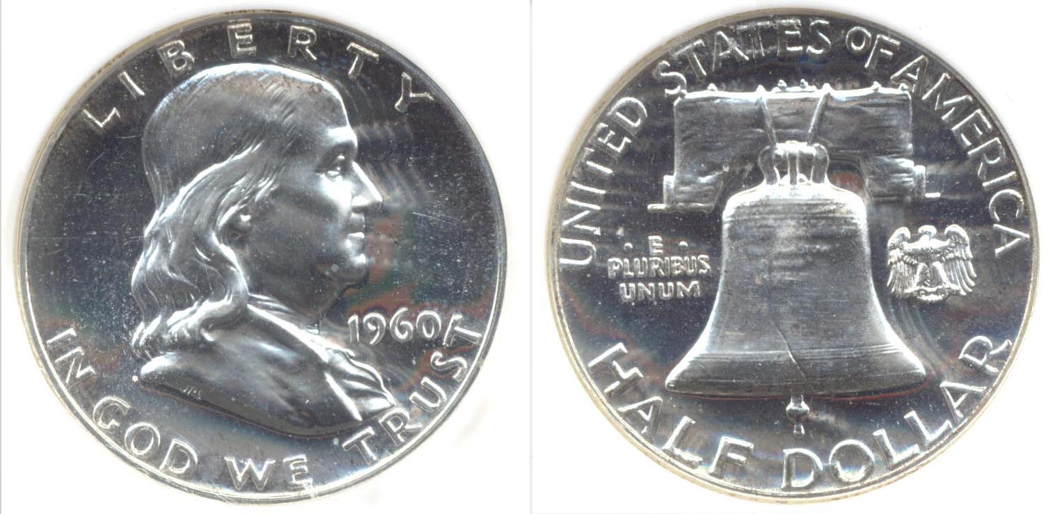 1960 Franklin Half Dollar NGC Proof-67 a