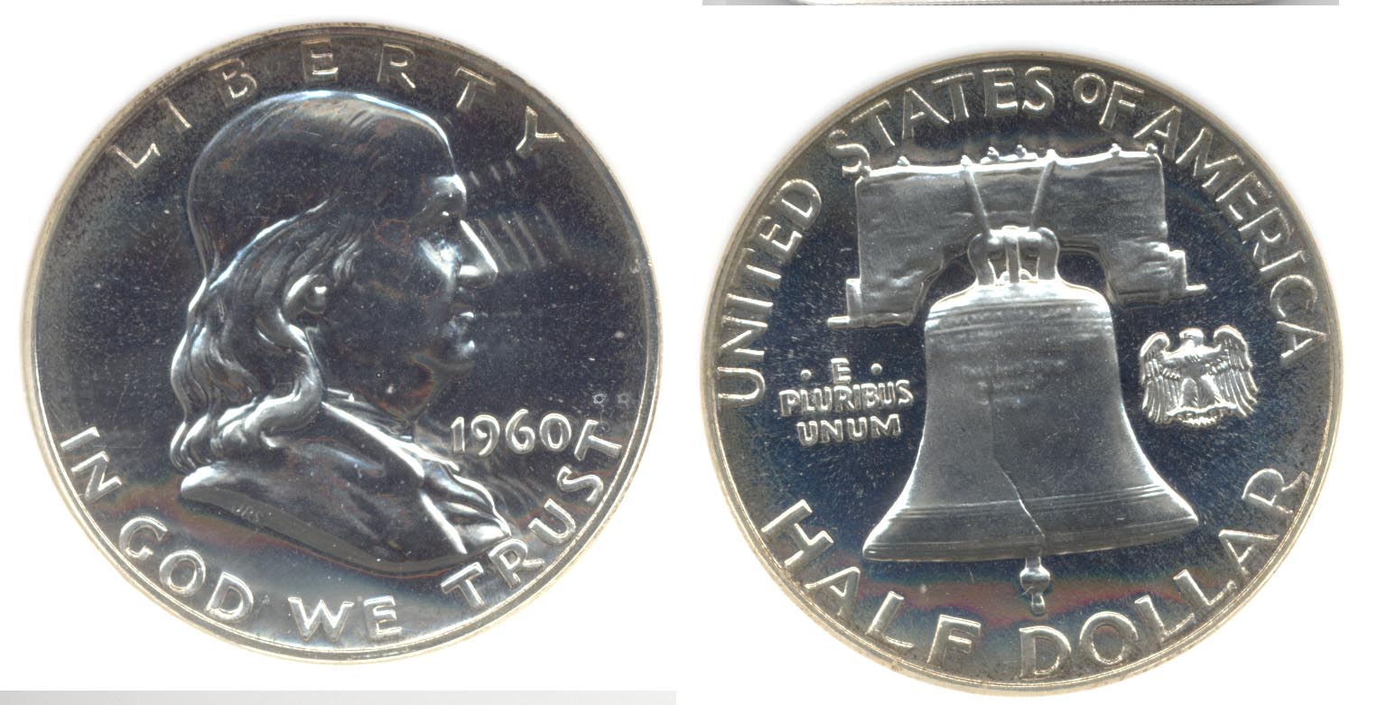 1960 Franklin Half Dollar NGC Proof-67 f