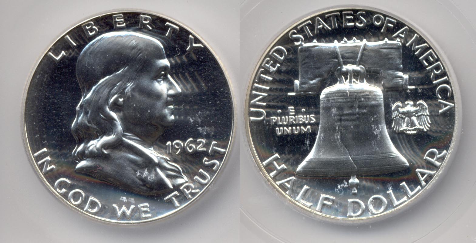 1962 Franklin Half Dollar ICG Proof-68