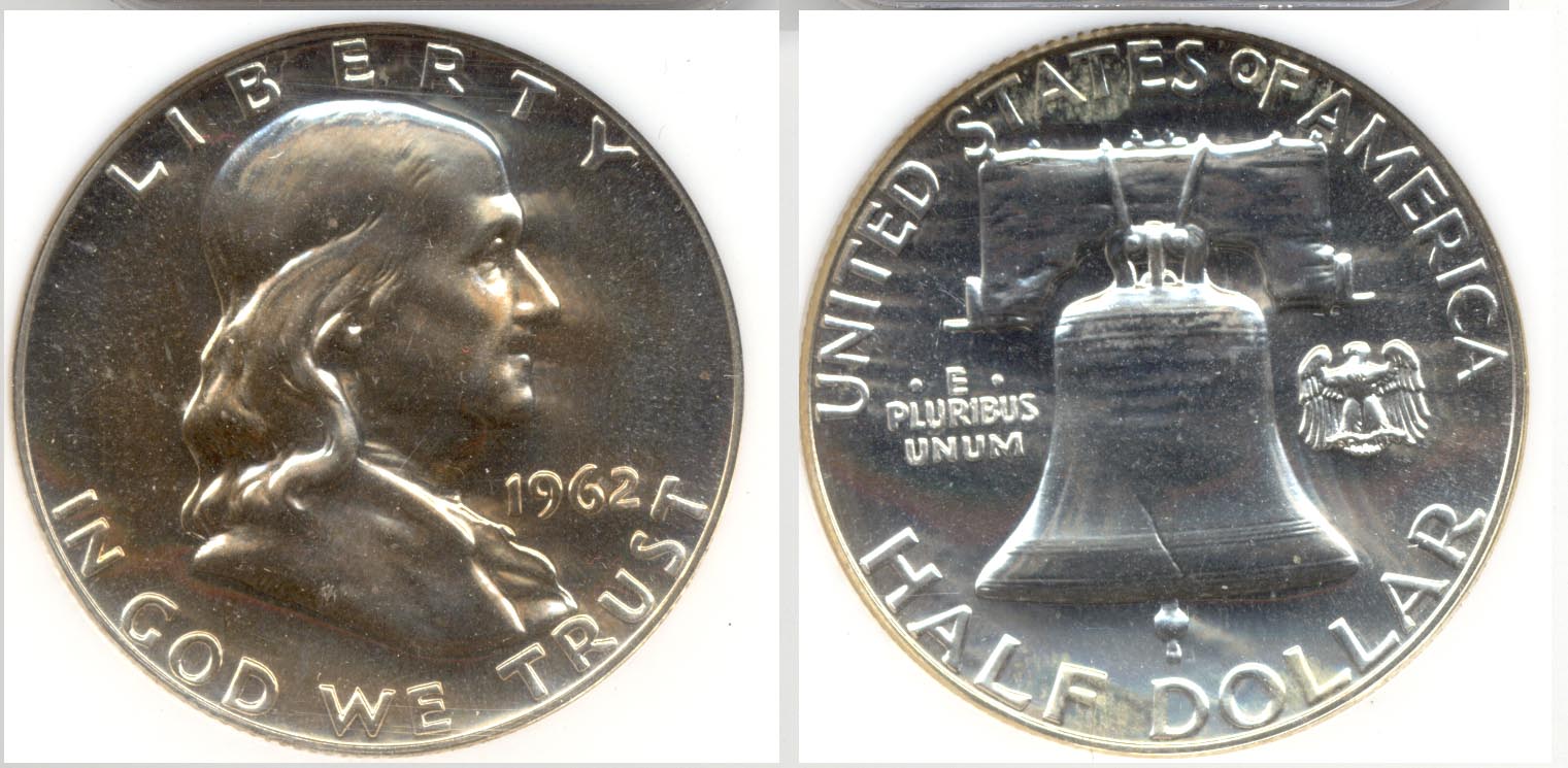 1962 Franklin Half Dollar NGC Proof-67