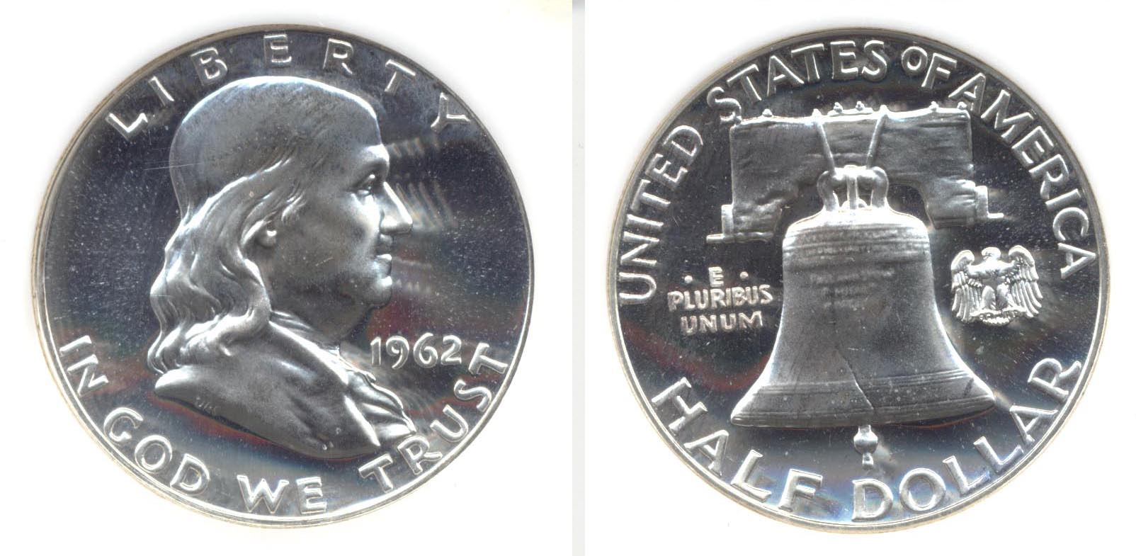 1962 Franklin Half Dollar NGC Proof-67 b