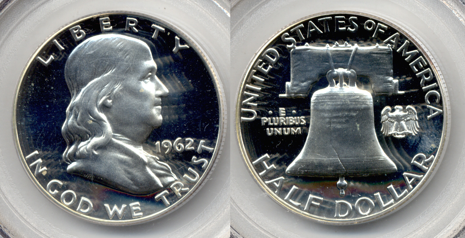 1962 Franklin Half Dollar PCGS Proof-66 Cameo