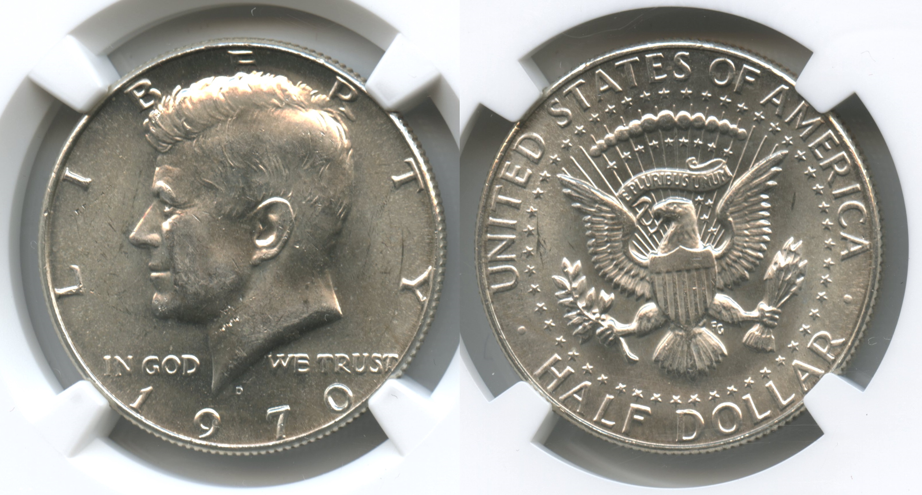 1970-D Kennedy Half Dollar NGC MS-63