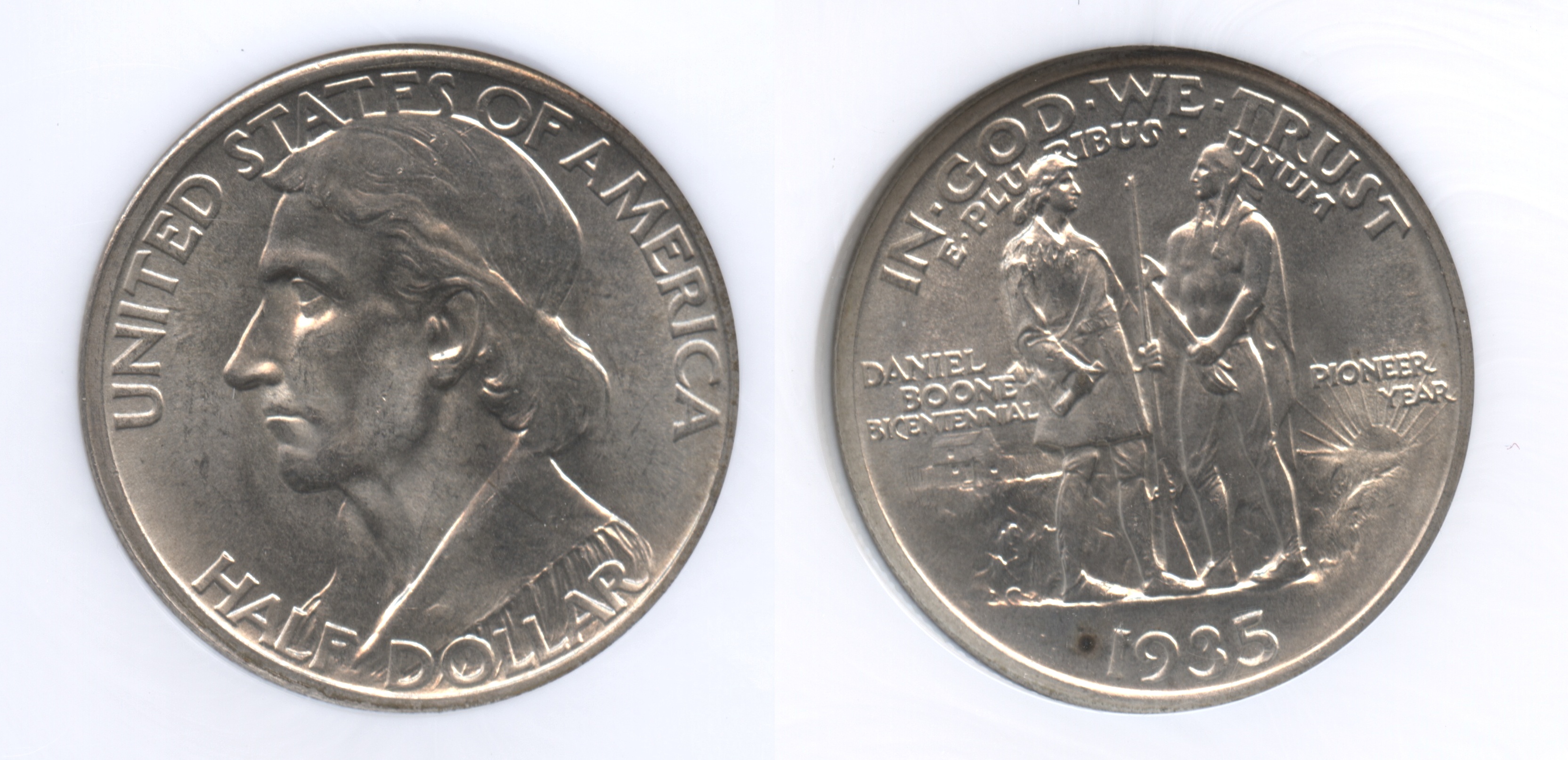 1935 Boone Commemorative Half Dollar NGC MS-65