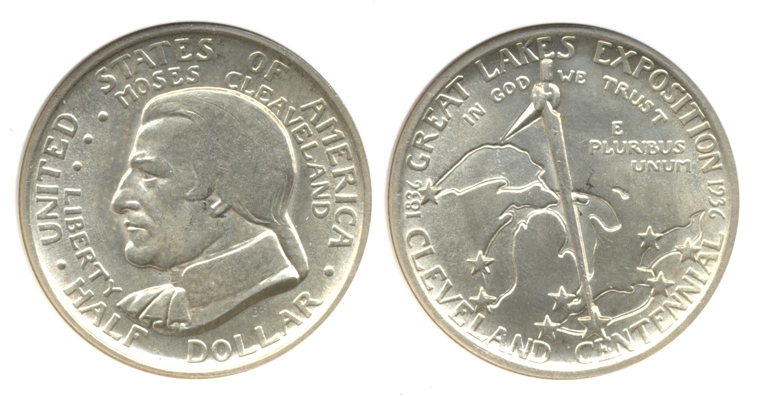 1936 Cleveland Commemorative Half Dollar ANACS MS-64