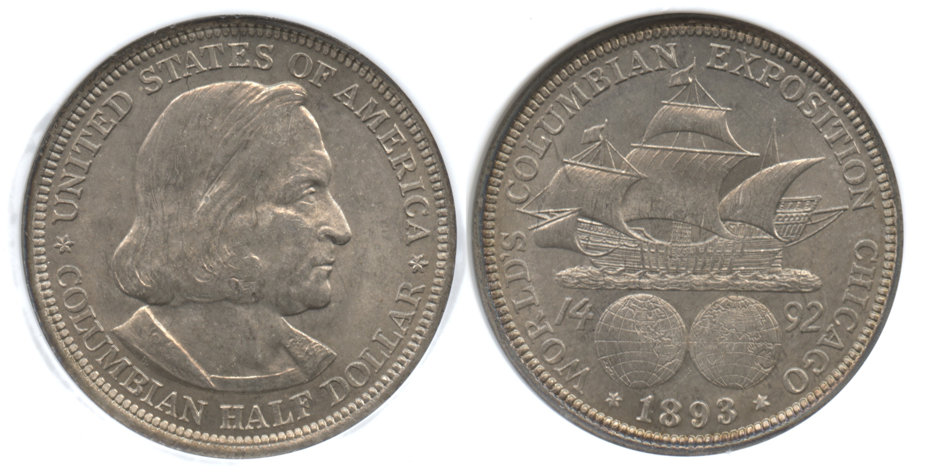 1893 Columbian Commemorative Half Dollar PCI MS-65