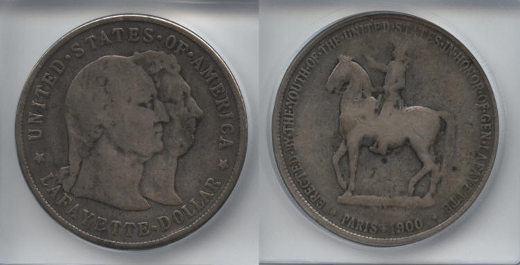 1900 Lafayette Commemorative Dollar ICG VG-8 small