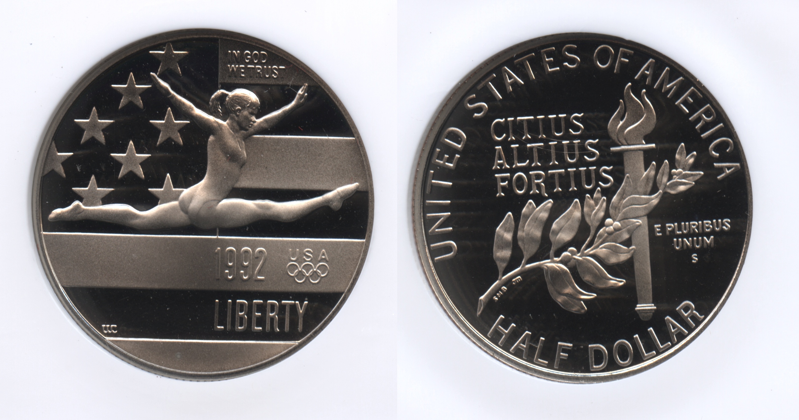 1992-S Olympics Commemorative Half Dollar NGC Proof-69 Ultra Cameo