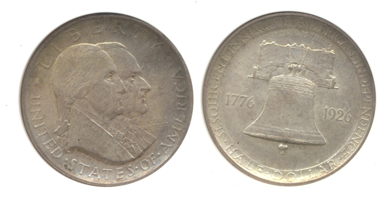 1925 Sesquicentennial Commemorative Half Dollar ANACS MS-62