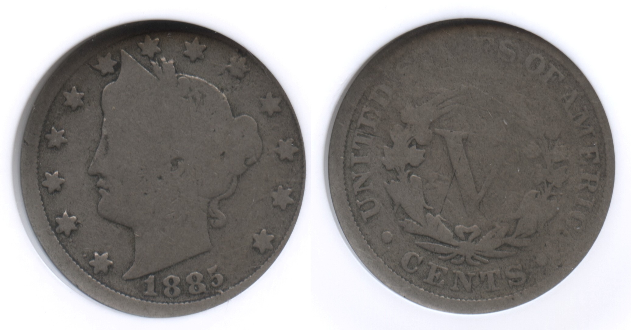 1885 Liberty Nickel NGC Good-4