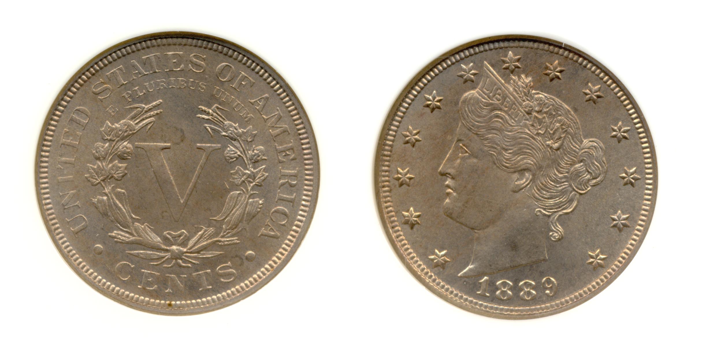 1889 Liberty Head Nickel NGC Proof-65