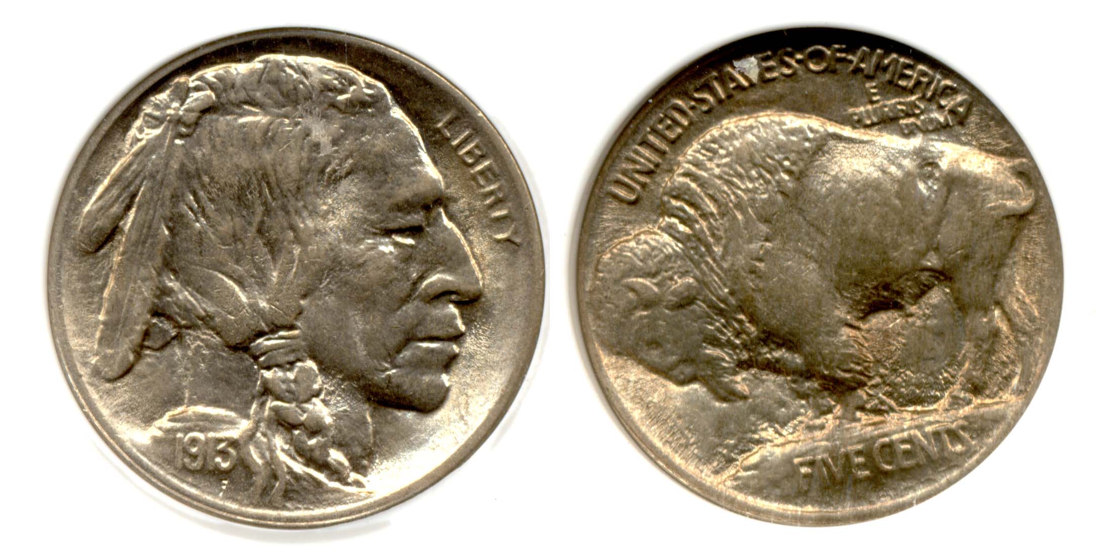 1913 Type 1 Buffalo Nickel PCI MS-65
