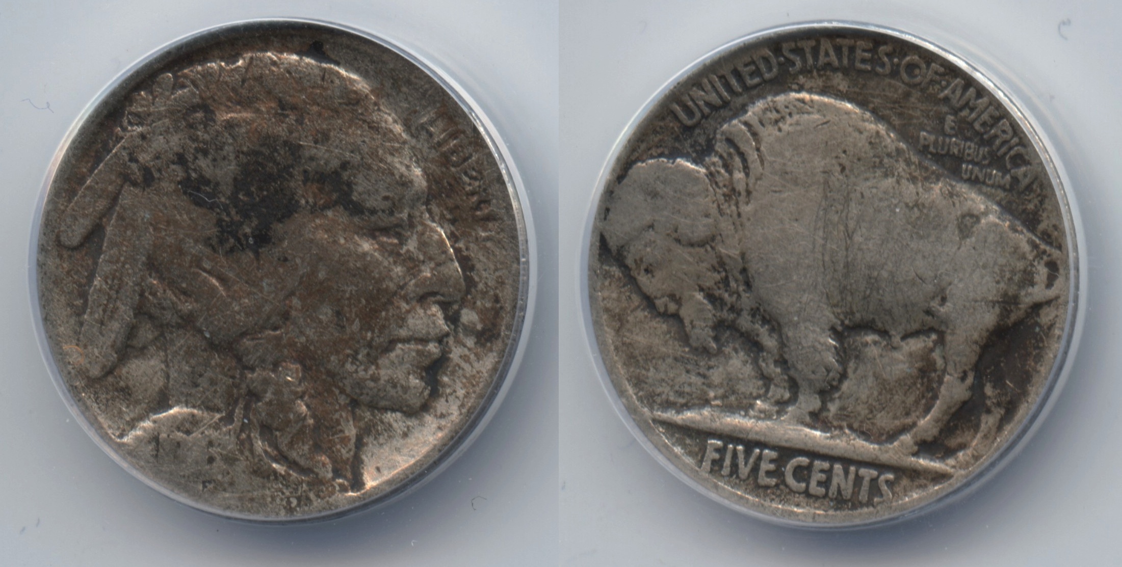 1916 Buffalo Nickel ANACS Good-4 Damaged Corroded