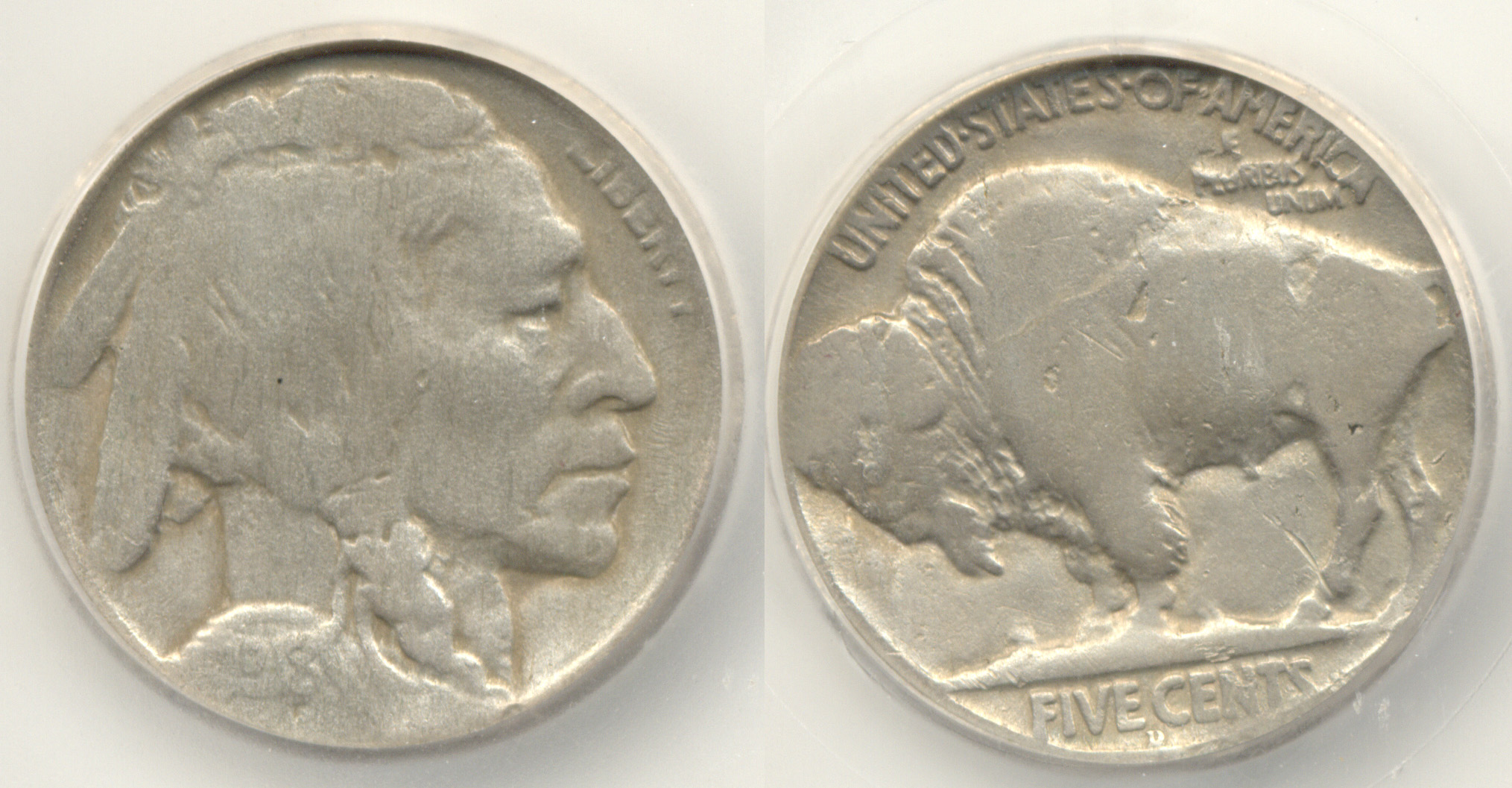 1918/17-D Buffalo Nickel in SEGS AG-3