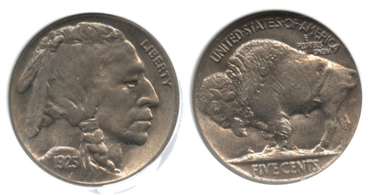 1925 Buffalo Nickel PCI MS-65 small