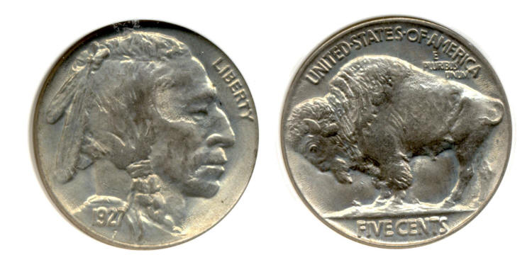1927 Buffalo Nickel PCI MS-65 small