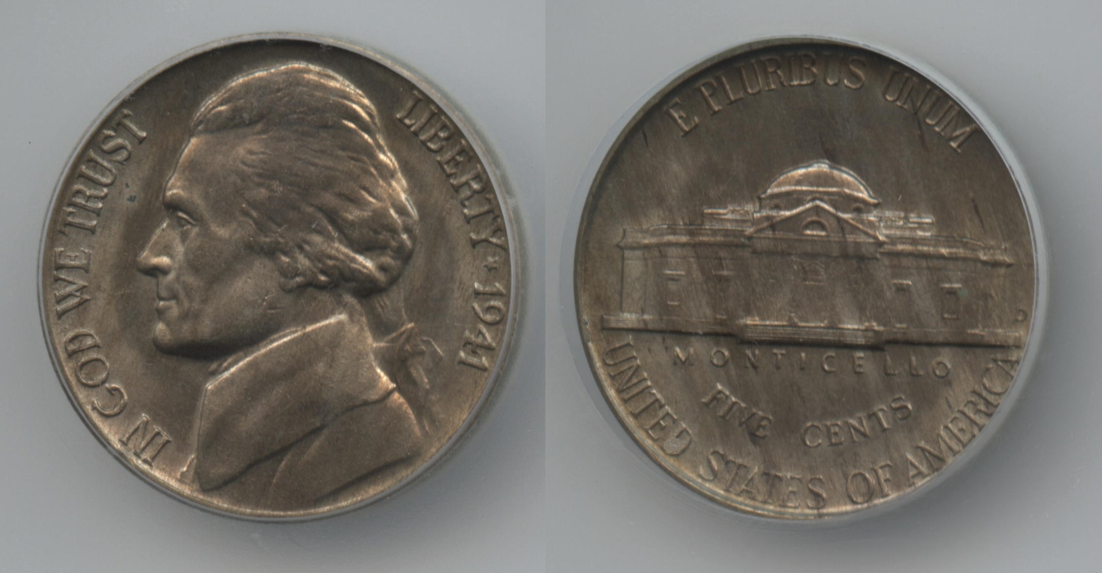 1941-D Jefferson Nickel ICG MS-65 Full Steps