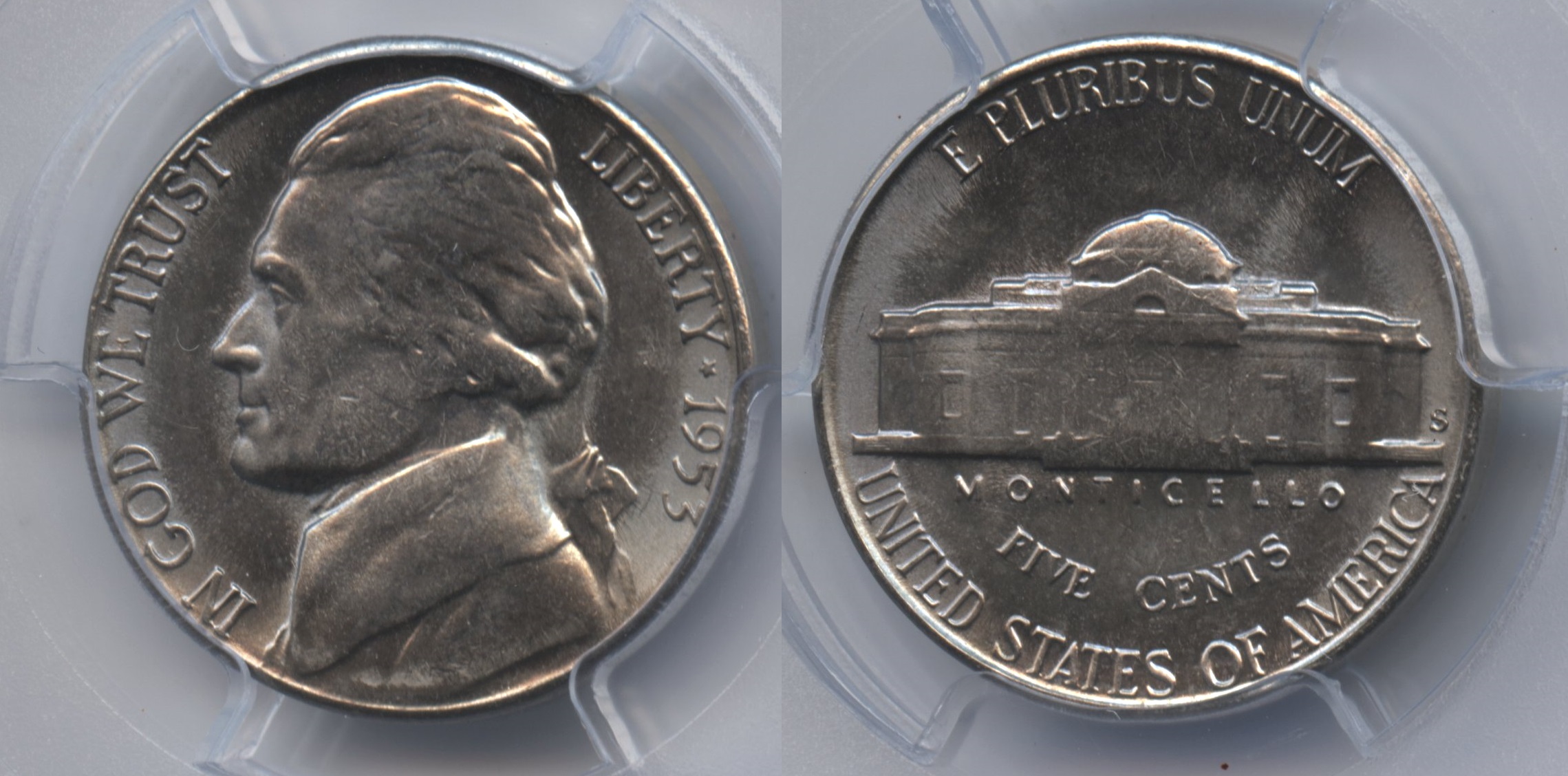 1953-S Jefferson Nickel PCGS MS-65