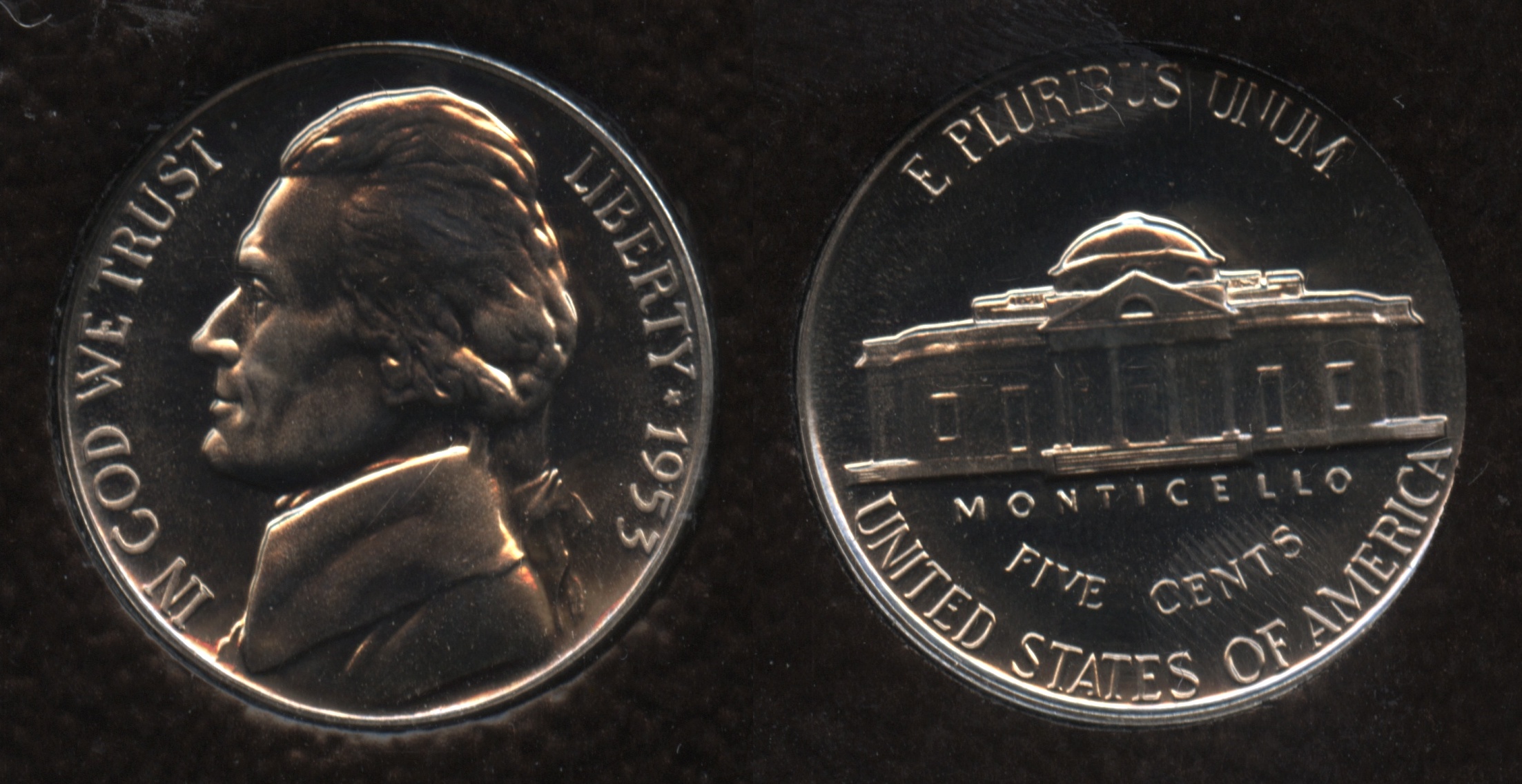 1953 Jefferson Nickel ICG Proof-67