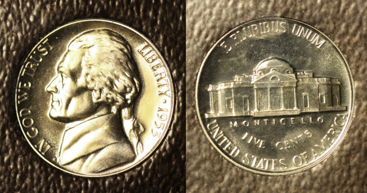 1953 Jefferson Nickel ICG Proof-67 camera small
