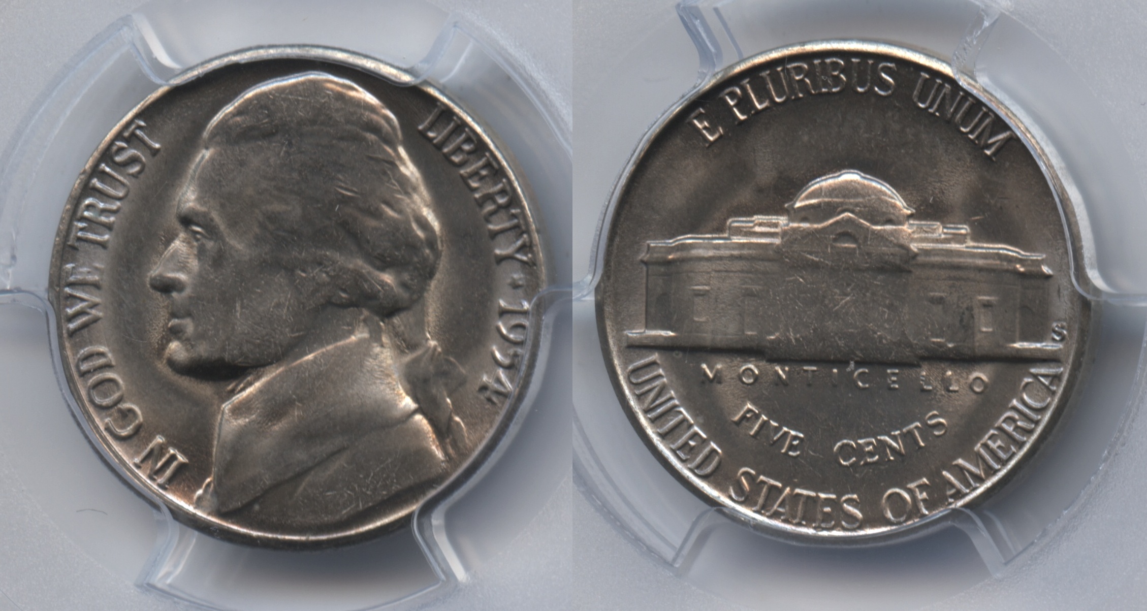 1954-S Jefferson Nickel PCGS MS-65