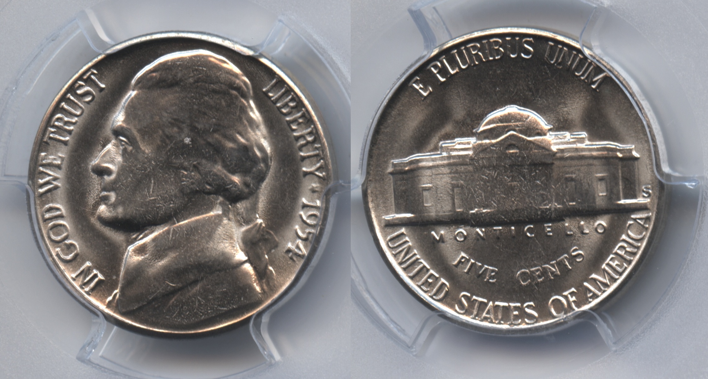 1954-S Jefferson Nickel PCGS MS-65 #a