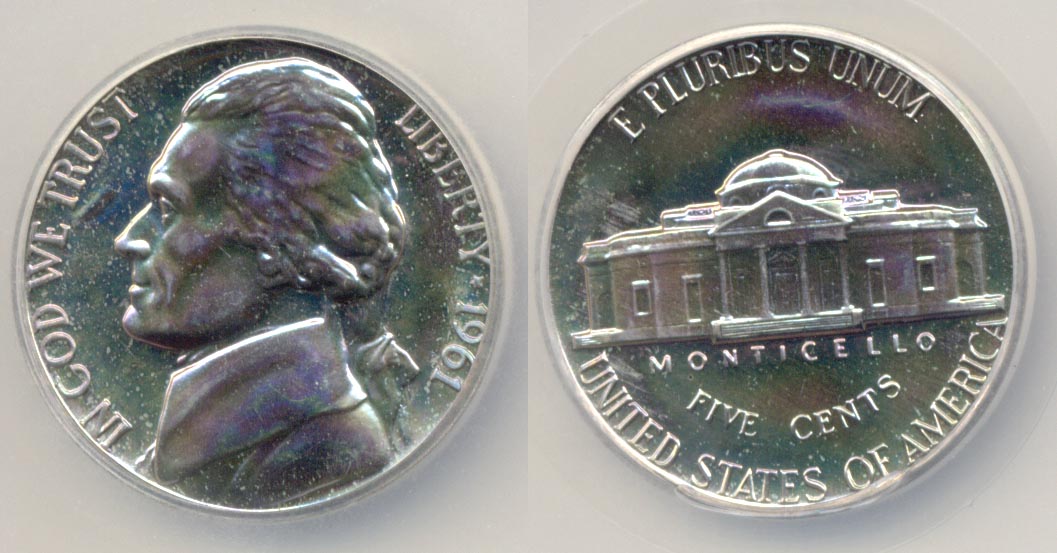 1961 Jefferson Nickel SEGS Proof-67