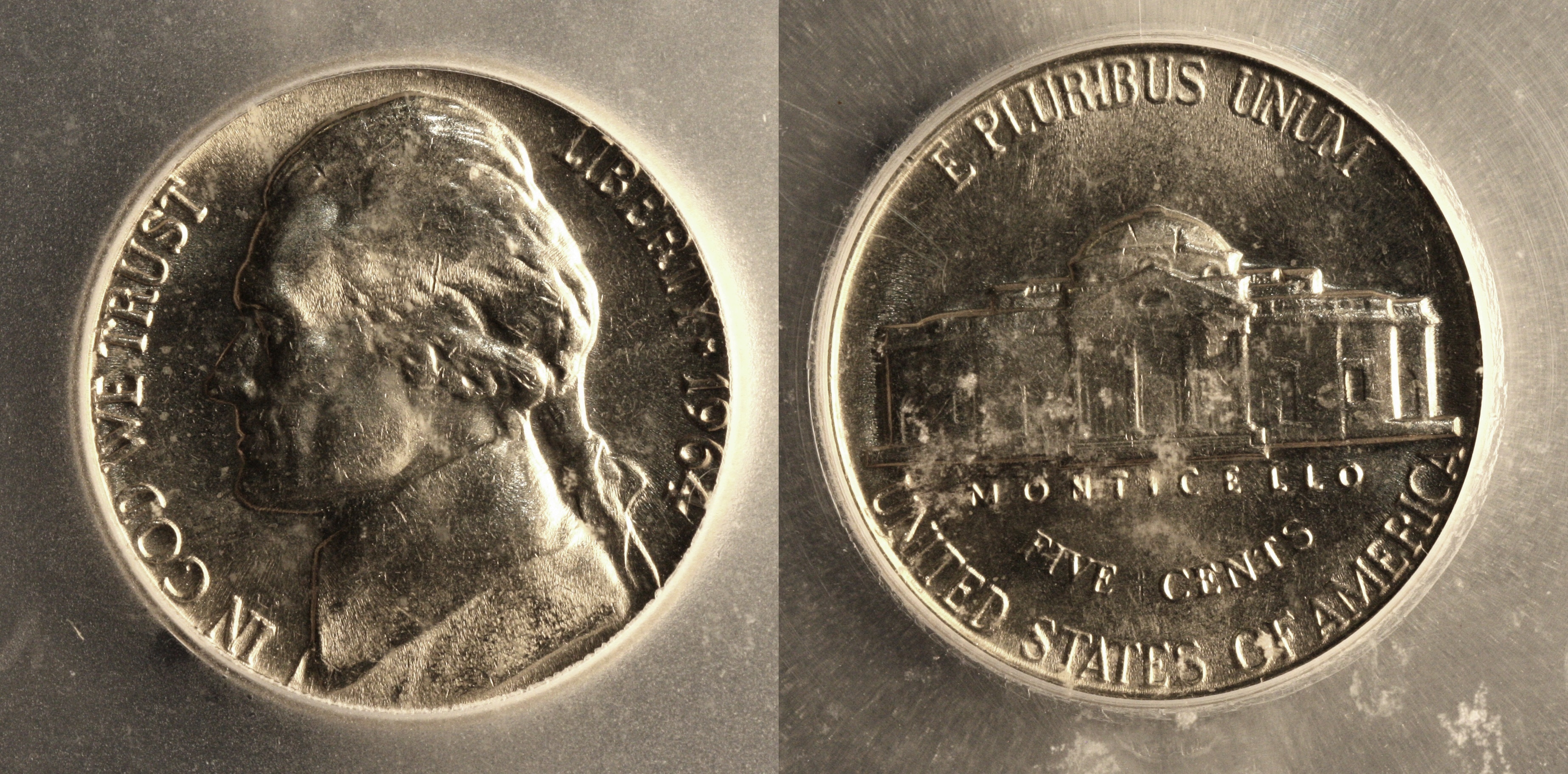 1964 Jefferson Nickel ICG MS-66 camera