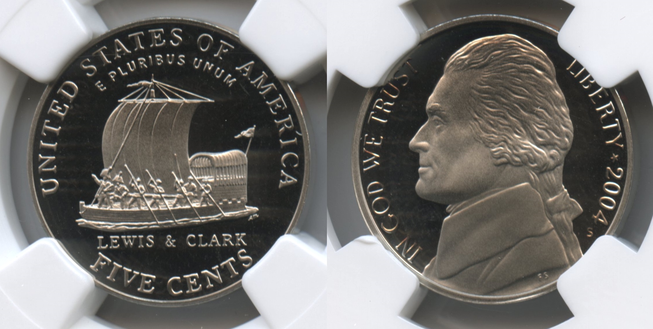 2004-S Keelboat Jefferson Nickel NGC Proof-69 Ultra Cameo
