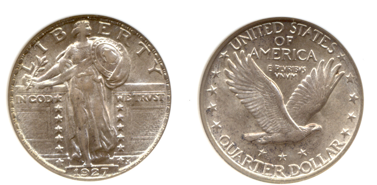 1927 Standing Liberty Quarter ANACS MS-62