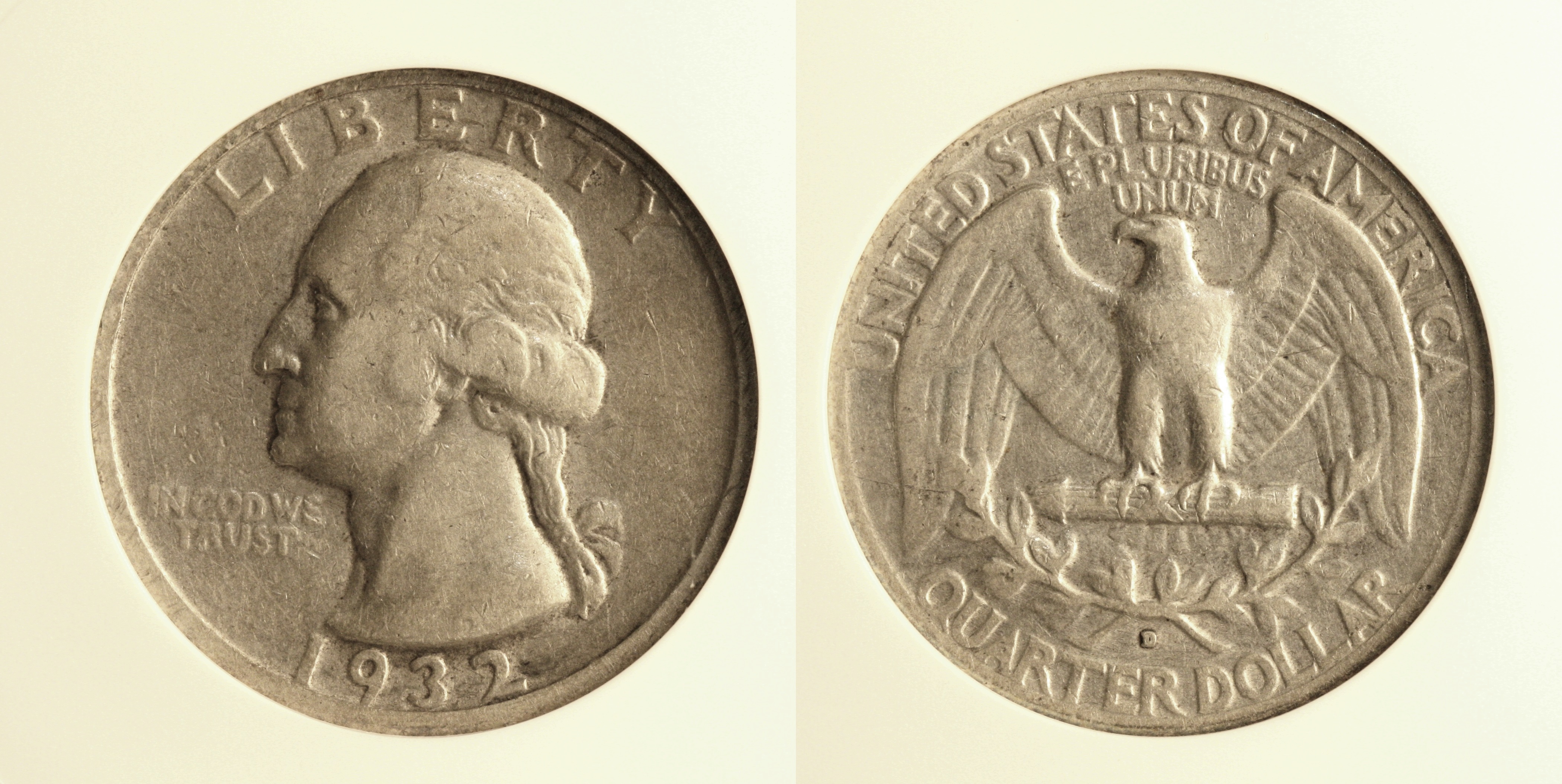 1932-D Washington Quarter ANACS EF-40 camera