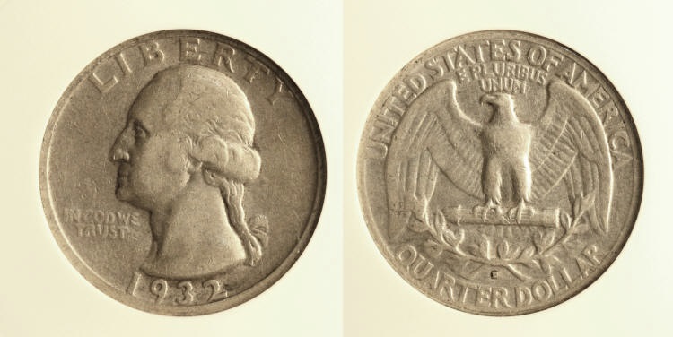 1932-D Washington Quarter ANACS EF-40 camera small