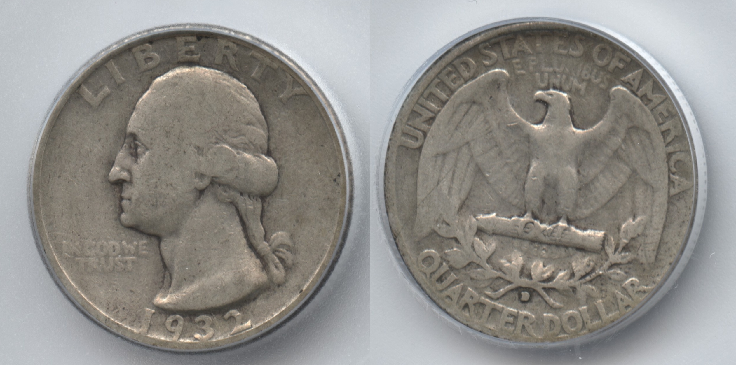 1932-D Washington Quarter ICG Fine-15