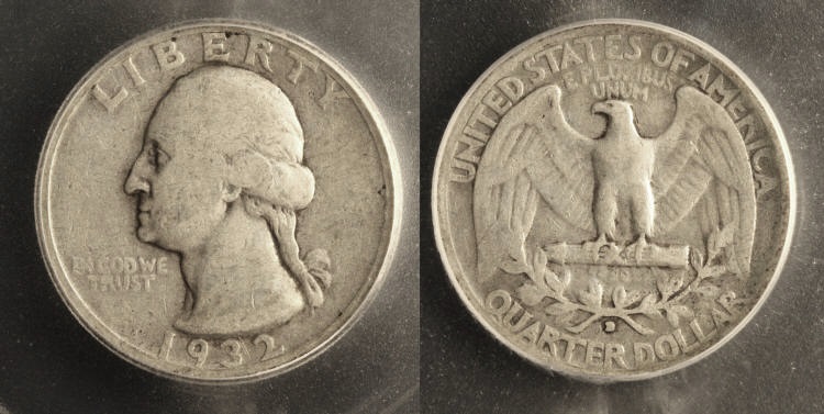 1932-D Washington Quarter ICG Fine-15 camera small