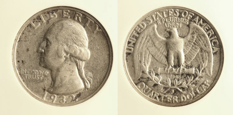 1932-S Washington Quarter ANACS EF-45 camera small