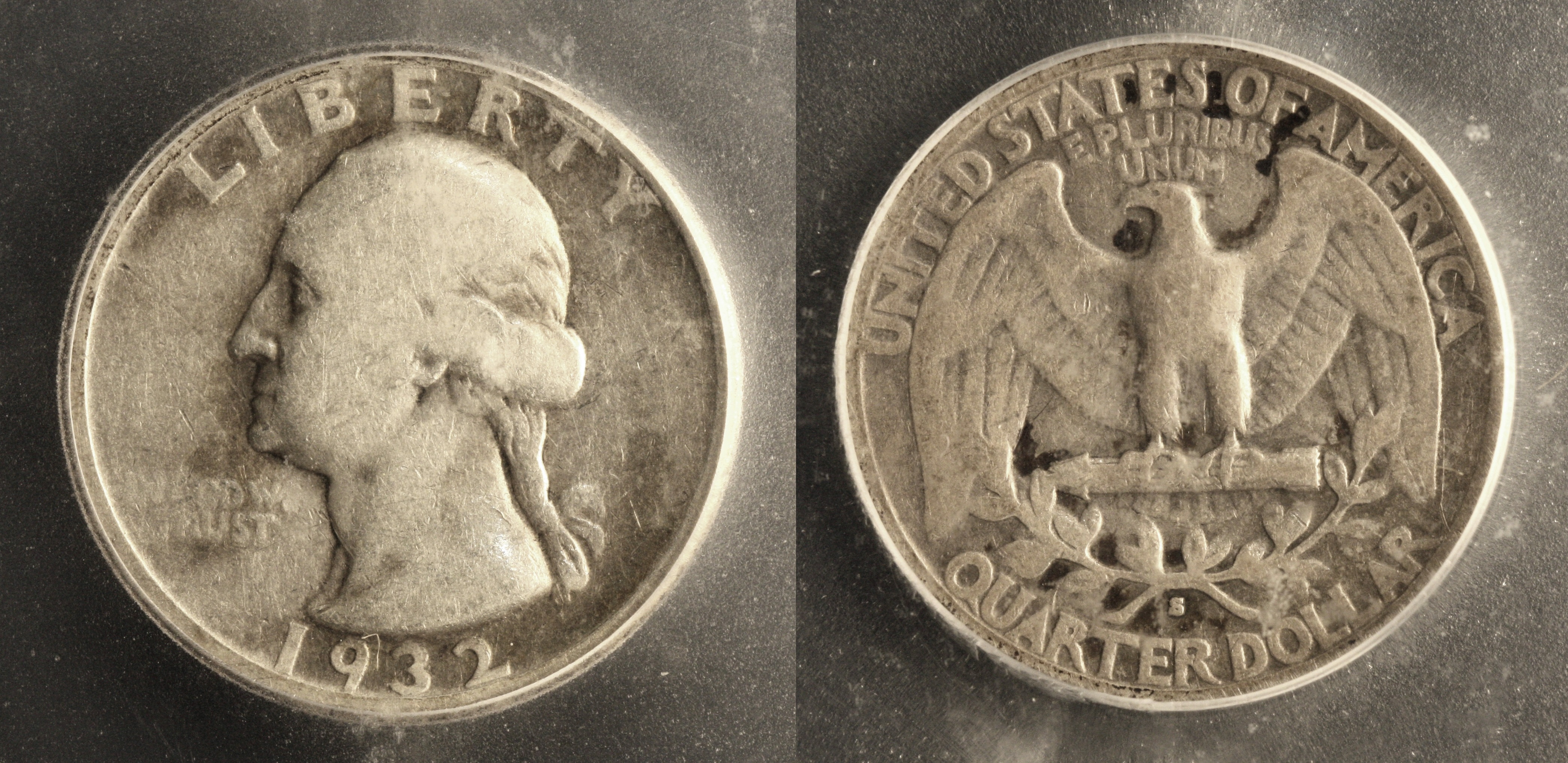 1932-S Washington Quarter ICG Fine-15 #a camera